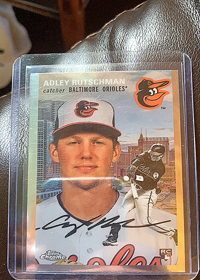 2023 Topps Chrome Platinum Anniversary #400 Adley Rutschman — front