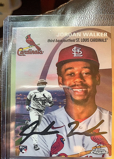 2023 Topps Chrome Platinum Anniversary #250 Jordan Walker — front