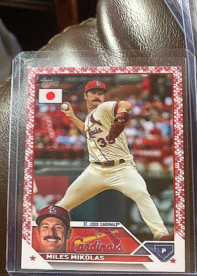 1990 Topps #300 Miles Mikolas — front