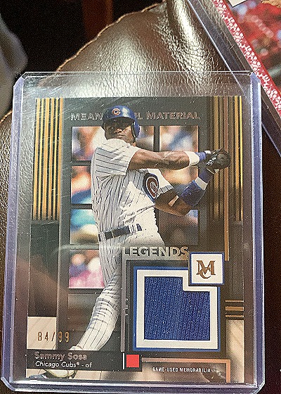 2024 Topps Museum Collection Meaningful Material Legends #MMRL-SS Sammy Sosa — front