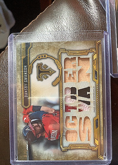 2020 Topps Triple Threads #TT-DS1 Dansby Swanson — front