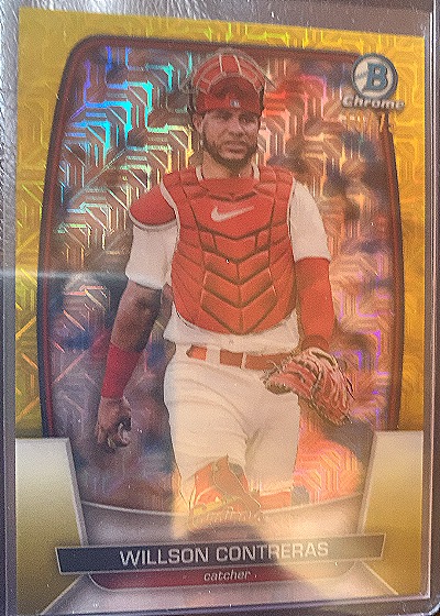 2023 Bowman Chrome #100 Willson Contreras — front