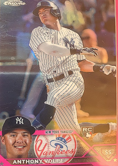 2023 Topps Chrome #4 Anthony Volpe — front