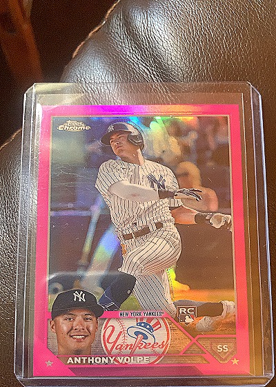 2023 Topps Chrome #4 Anthony Volpe RC — front