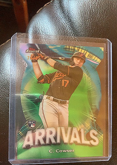 2024 Topps Finest #ARR-17 Colton Cowser Arrivals — front