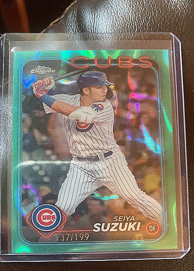 2024 Topps Chrome #137 Seiya Suzuki — front