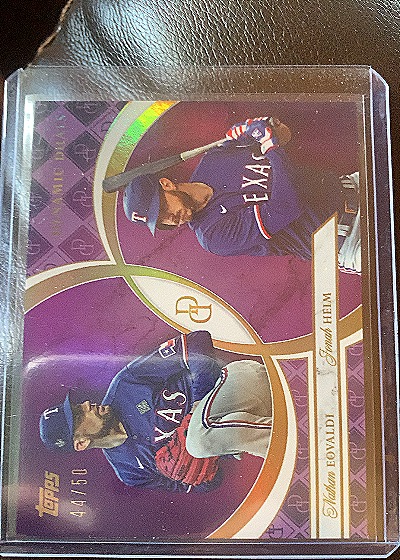 2024 Topps Dynamic Duals #44/50 Shane Bovaidi / Josh Heem — front