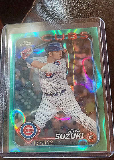 2024 Topps Chrome #137 Seiya Suzuki — front