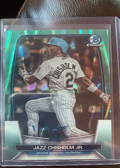 2020 Bowman Chrome #BCP11 Jazz Chisholm Jr. — front