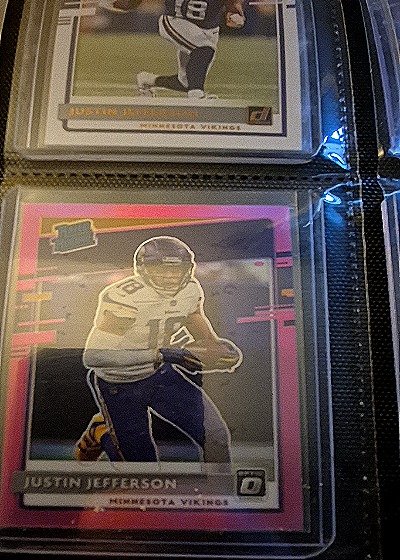 2020 Panini Donruss Optic #163 Justin Jefferson — front