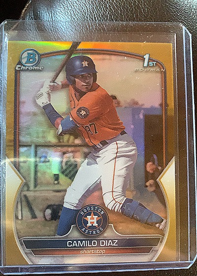 2022 Bowman Chrome 1st Bowman Camilo Diaz — front