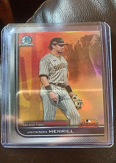 2023 Bowman Chrome #AFLS-6 Jackson Merrill — front
