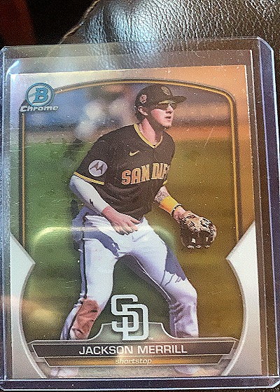 2023 Bowman Chrome Prospects #BCP-244 Jackson Merrill — front