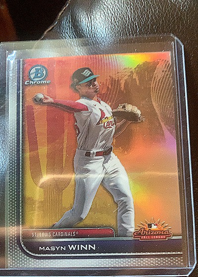 2023 Bowman Chrome Arizona Fall League #AFL-13 Masyn Winn — front