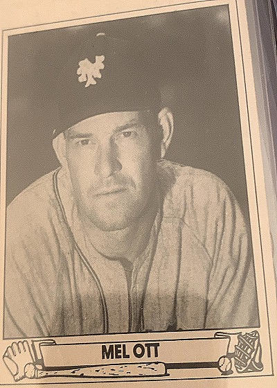 1940 Play Ball #7 Mel Ott — front