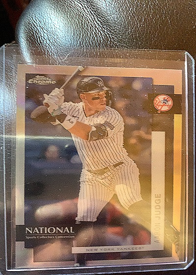 2019 Topps Chrome #100 Aaron Judge — front