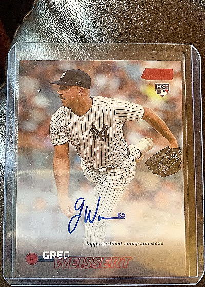 2023 Topps Stadium Club #SCBA-GW Greg Weissert — front
