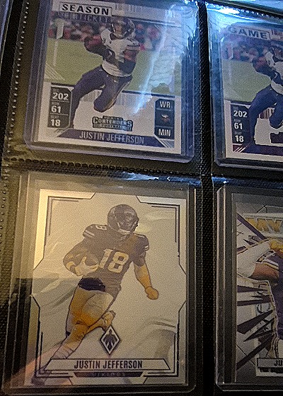 2023 Panini Contenders Season Ticket #67 Justin Jefferson — front