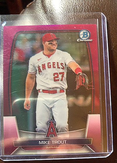 2023 Bowman Chrome #89 Mike Trout — front