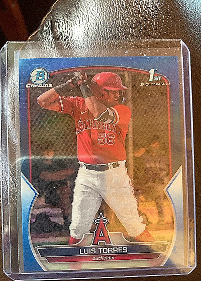 2023 Bowman Chrome #BCP-155 Luis Torres — front