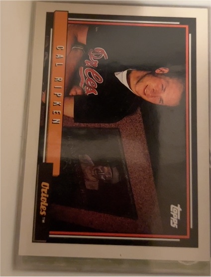 1992 Topps #40 Cal Ripken Jr. — front