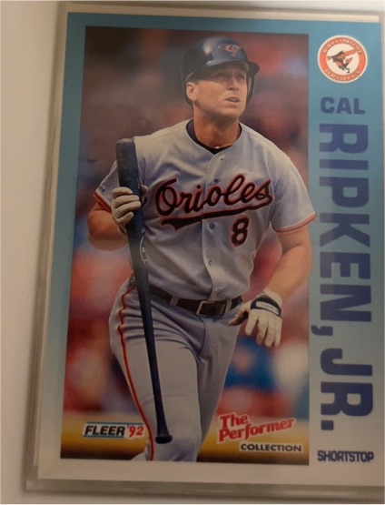 1992 Fleer 7-Eleven/Citgo The Performer #5 Cal Ripken Jr. — front