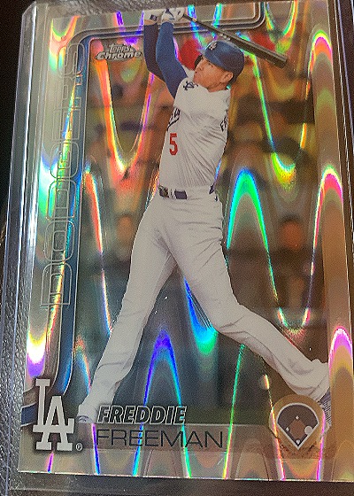 2025 Topps Chrome #23 Freddie Freeman — front