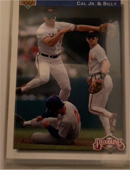 1992 Upper Deck #82 Cal Jr. & Billy Baltimore Orioles — front
