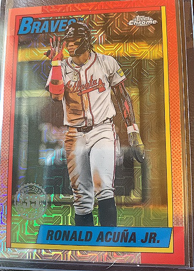 2025 Topps Series 1 #T90C-45 Ronald Acuña Jr. — front