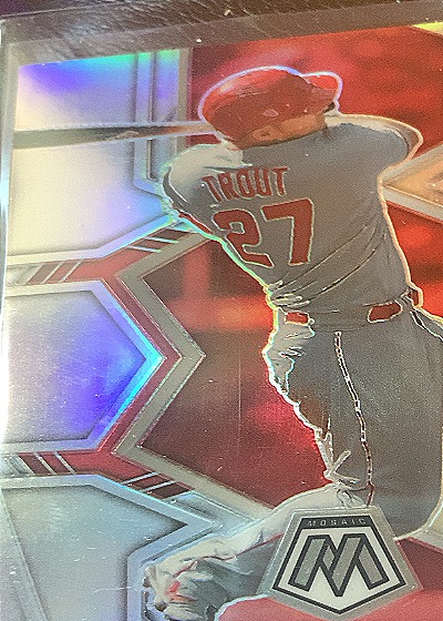 2021 Panini Mosaic #M Mike Trout — front