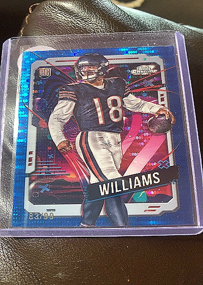 2024 Topps Chrome Cosmic #118 Caleb Williams — front