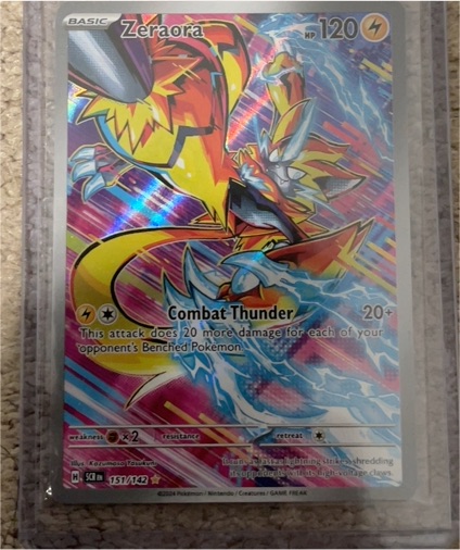 2024 Pokémon SV07: Stellar Crown #151 Zeraora — front