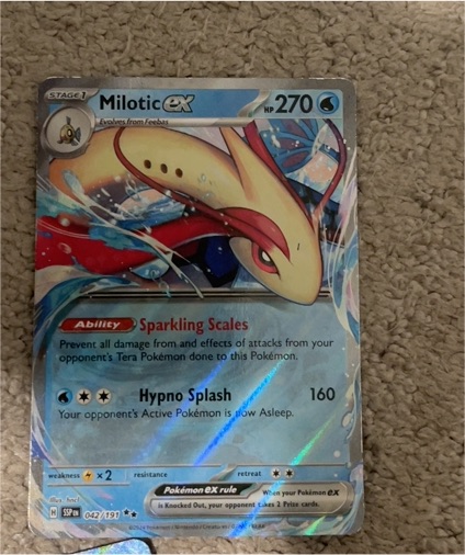 2024 Pokémon TCG #042/191 Milotic ex — front