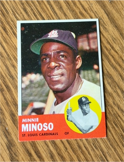 1963 Topps #190 Minnie Minoso — front
