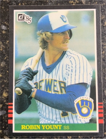 1985 Donruss #48 Robin Yount — front