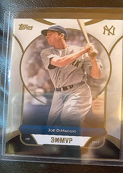 2025 Topps Welcome to the Club 3X MVP #33 Joe DiMaggio — front