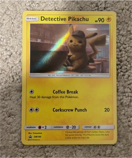 2019 Pokémon SM190 Detective Pikachu — front
