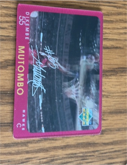 1997-98 Upper Deck Diamond Vision #55 Dikembe Mutombo — front