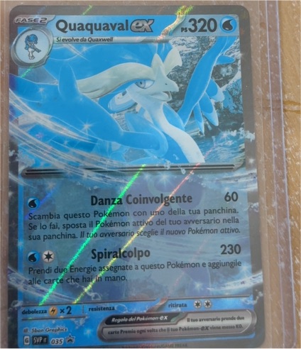 2023 Pokémon SV: Scarlet & Violet Promo #035 Quaquaval ex — front
