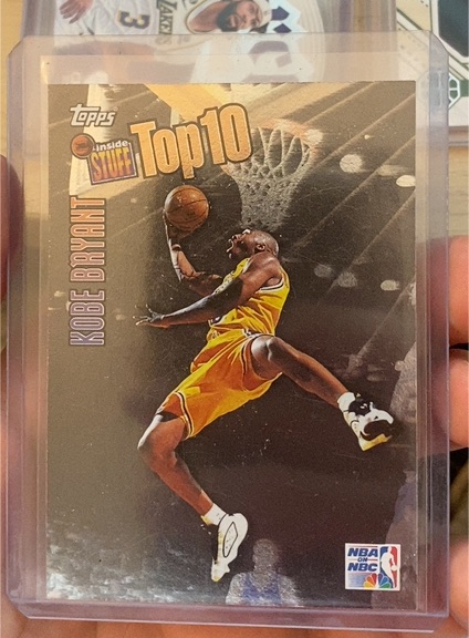 1997 Topps Inside Stuff #IS9 Kobe Bryant — front