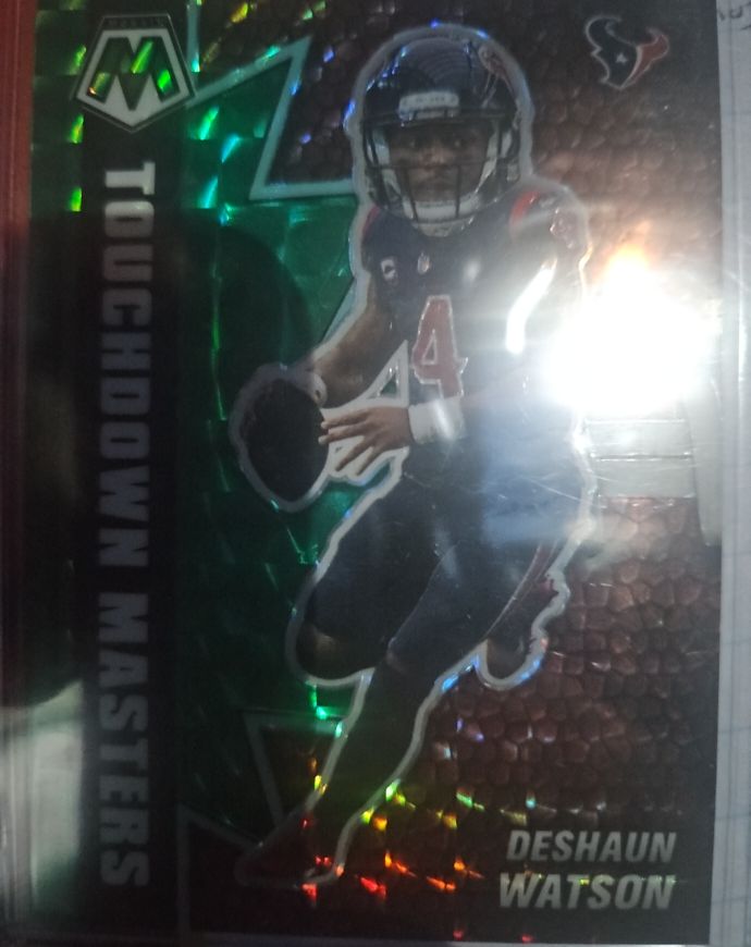 2021 Panini Mosaic Touchdown Masters #TM-17 Deshaun Watson — front