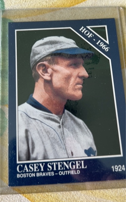 1992 The Sporting News Conlon Collection Color Inserts #5 Casey Stengel — front