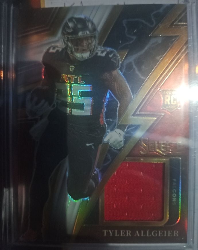 2022 Panini Select #RC Tyler Allgeier — front