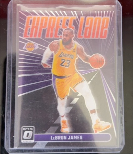 2023-24 Panini Donruss Optic #9 LeBron James Express Lane — front