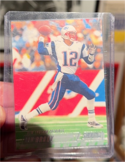 2002 Topps Stadium Club #18 Tom Brady — front