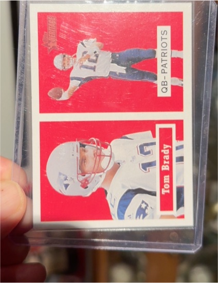 2002 Topps Heritage #50 Tom Brady — front