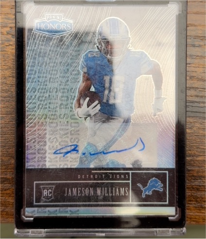 2022 Panini Honors RC Jameson Williams — front