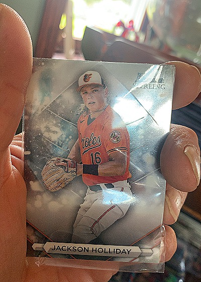 2023 Bowman Sterling #BSP-80 Jackson Holliday — front