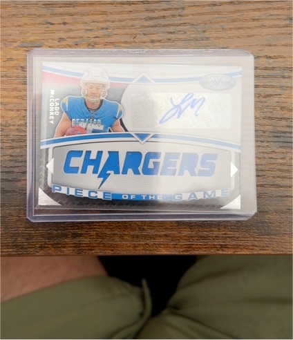 2024 Panini Certified Piece of the Game Signatures #POTGS-LM Ladd McConkey — front
