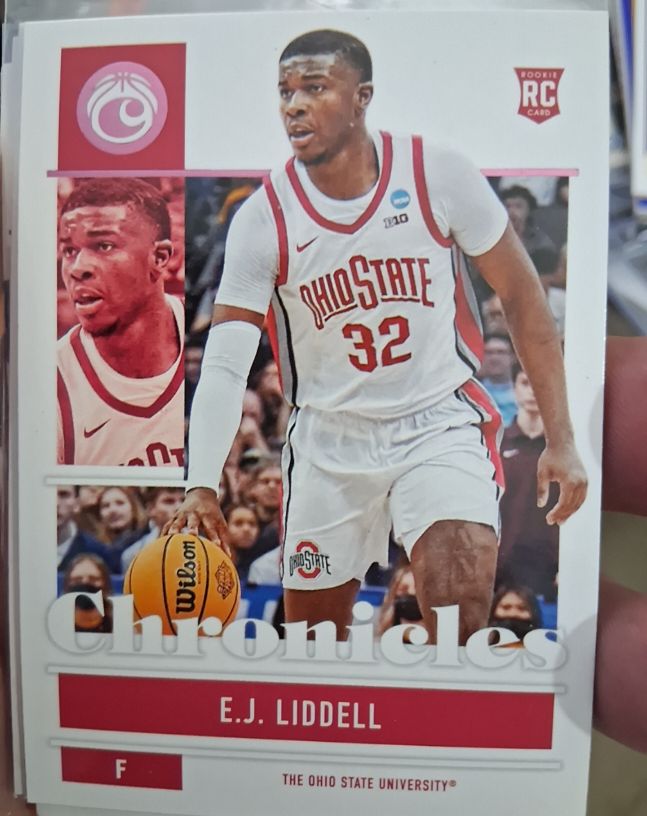 2022 Panini Chronicles Draft Picks #8 E.J. Liddell — front